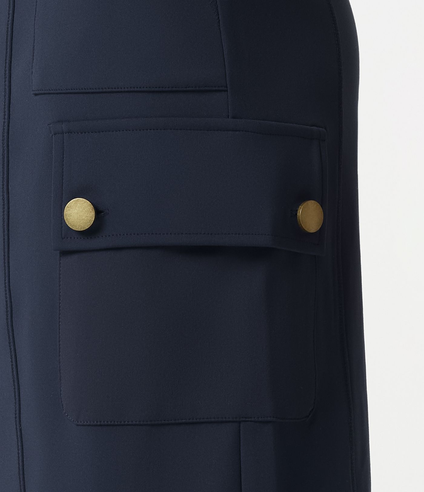 DayStretch High Waisted Work Bermuda Shorts with Pockets