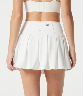 SoftlyZero™ QuickDry Mid Rise Tummy Control Pleated 2-in-1 Mini Tennis Skirt with Pockets