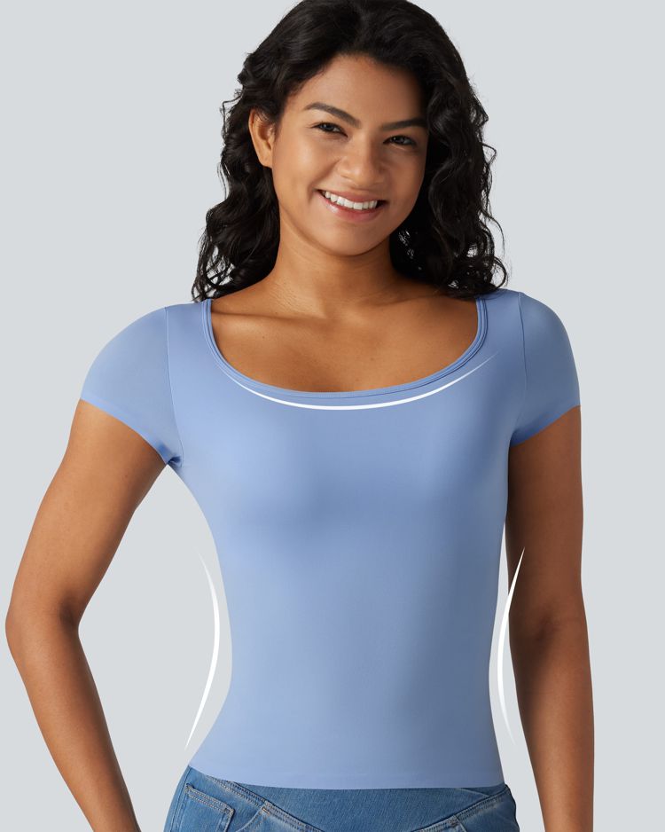 Flattering, slimming look