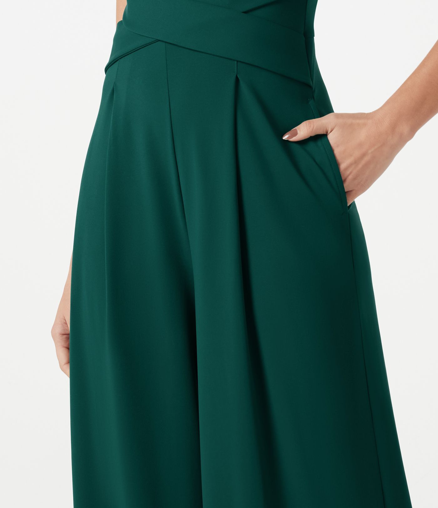 Lässiger, rückenfreier Jumpsuit mit Seitentaschen