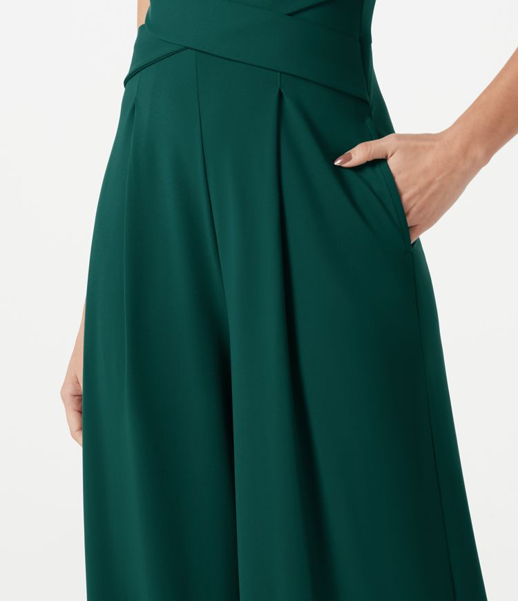 Lässiger, rückenfreier Jumpsuit mit Seitentaschen