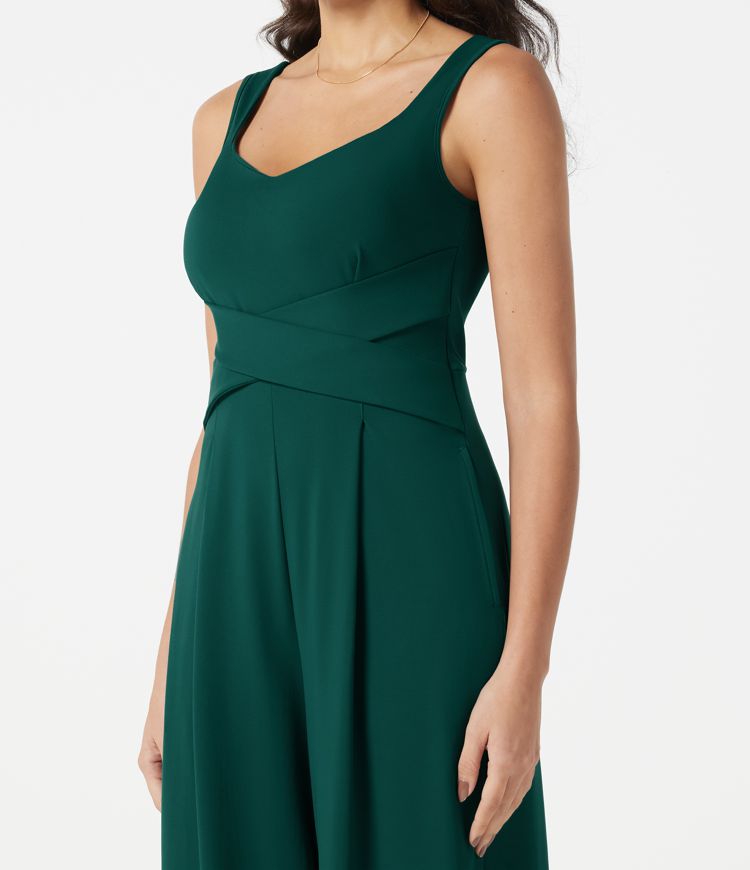 Lässiger, rückenfreier Jumpsuit mit Seitentaschen