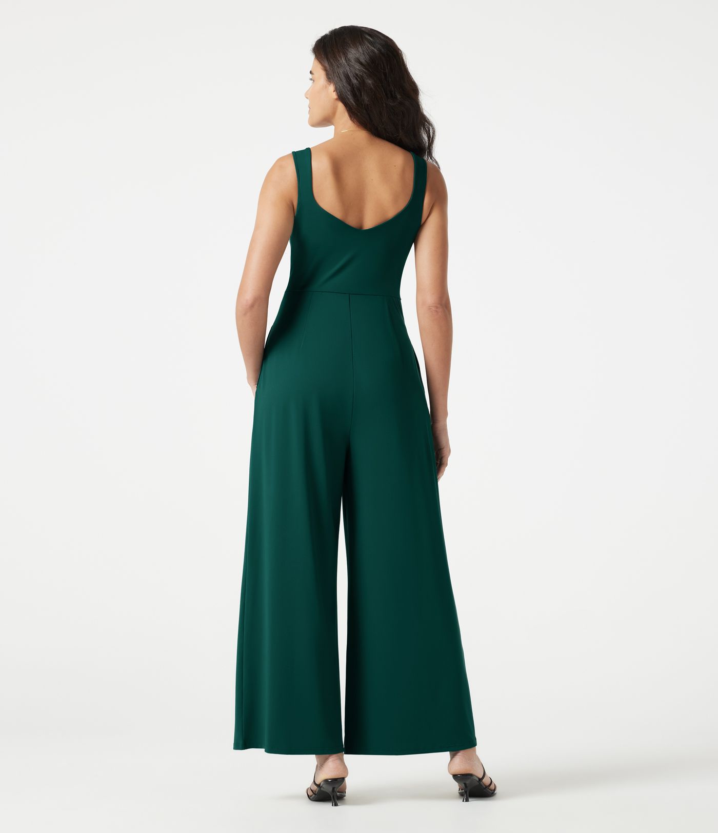 Lässiger, rückenfreier Jumpsuit mit Seitentaschen