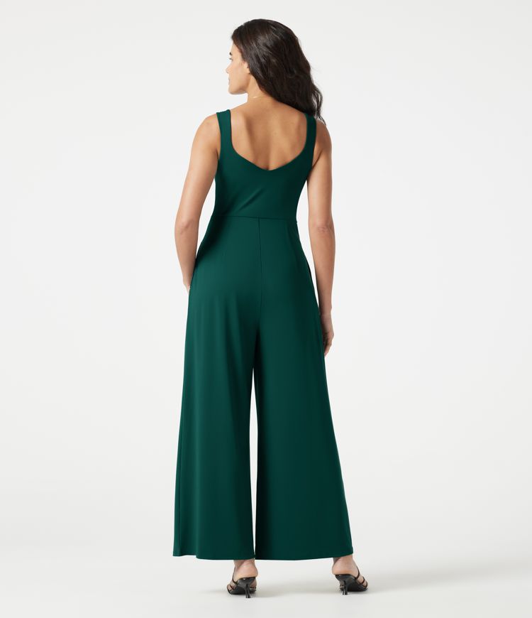 Lässiger, rückenfreier Jumpsuit mit Seitentaschen