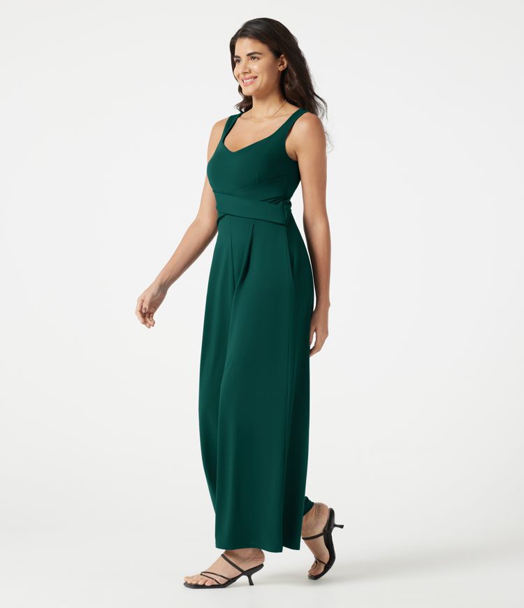 Lässiger, rückenfreier Jumpsuit mit Seitentaschen