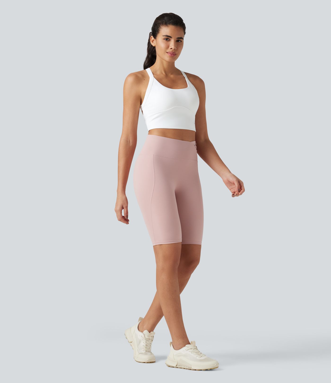 SoftlyZero™ Pehmeä Leikattu Cropped Joogapaita Matalalla Tuella A-C-Kuppikokoisille