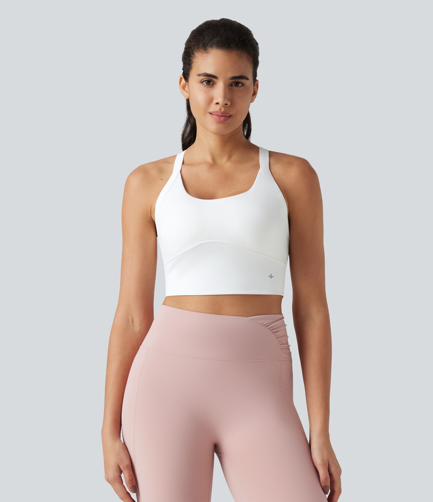 SoftlyZero™ Pehmeä Leikattu Cropped Joogapaita Matalalla Tuella A-C-Kuppikokoisille