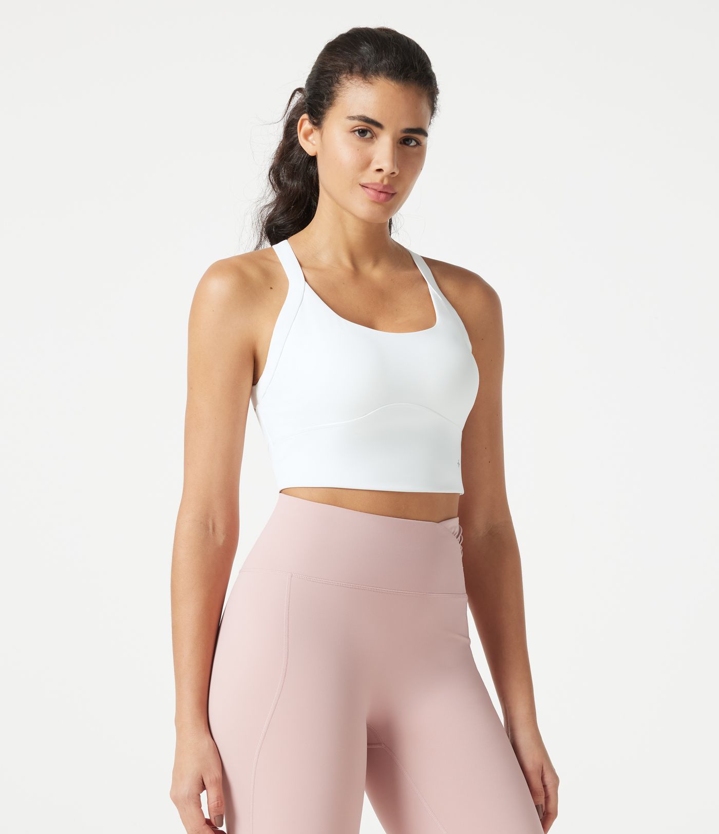 SoftlyZero™ Plush Cut Out Cropped Yoga Tank Top