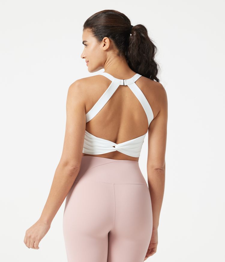 SoftlyZero™ Plush Cut Out Cropped Yoga Tank Top