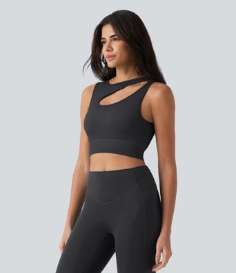 OneForm Seamless Flow Cut-Out Built-in Bra Yoga Tank Top OneForm Seamless Flow Cut-Out Built-in Bra Yoga Tank Top