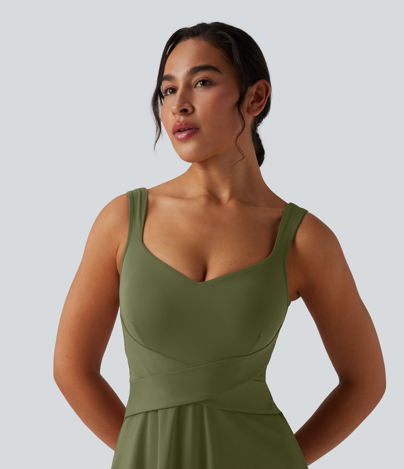 SoftlyZero™ Airy 2-in-1 Cool Touch Mini Tennis Active Dress with Pocket-Easy Peezy Edition-UPF50+