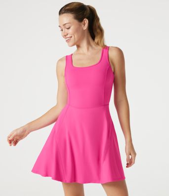 SoftlyZero™ Airy 2-in-1 InstantCool Mini Dance Active Dress with Pockets-Easy Peezy Edition-Longer Length