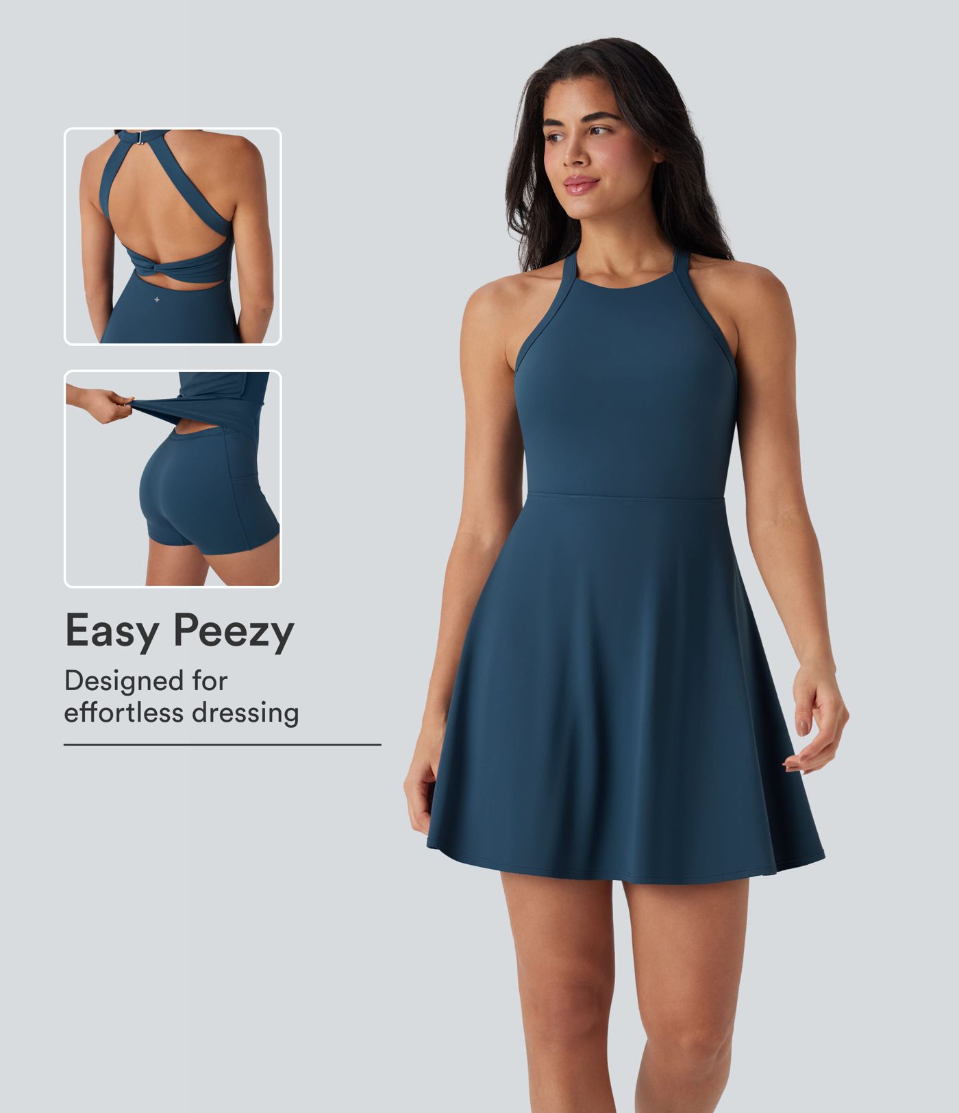 SoftlyZero™ Airy Cool Touch Dance Active Dress-Easy Peezy SoftlyZero™ Airy Cool Touch Dance Active Dress-Easy Peezy