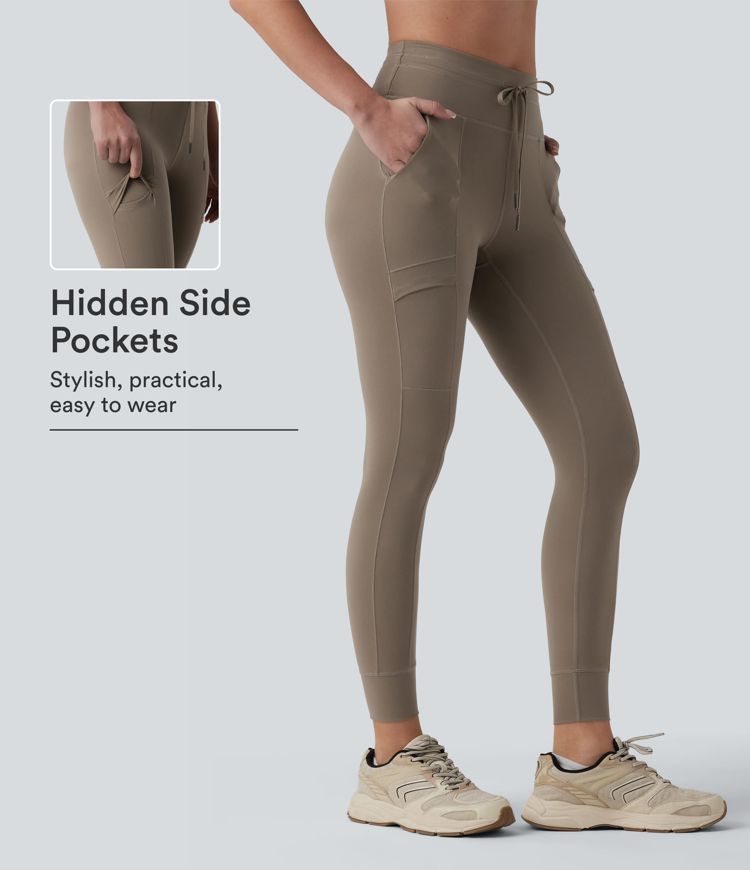 Halara UltraSculpt™ Leggings cargo 7/8 taille haute à cordon de serrage et poches Halara UltraSculpt™ Leggings cargo 7/8 taille haute à cordon de serrage et poches