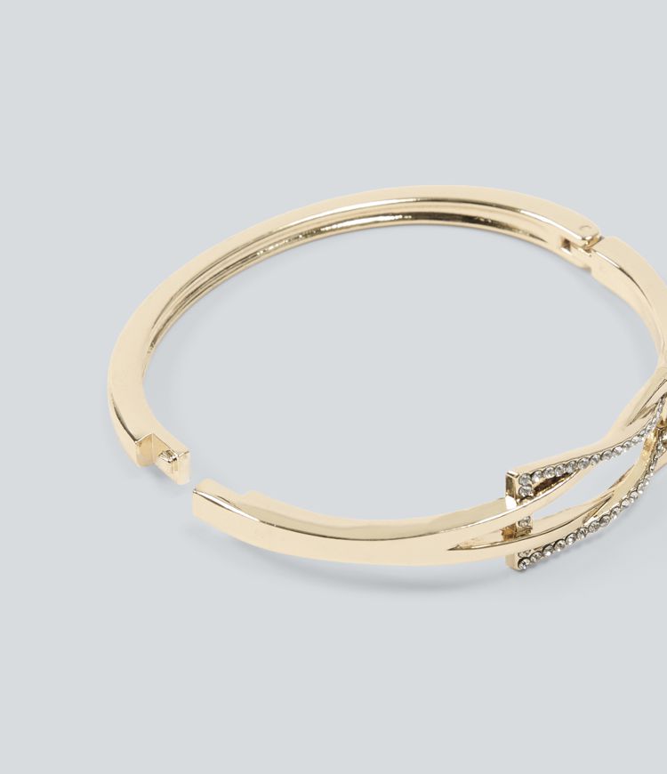 Zinc Alloy Rhinestone Bracelet