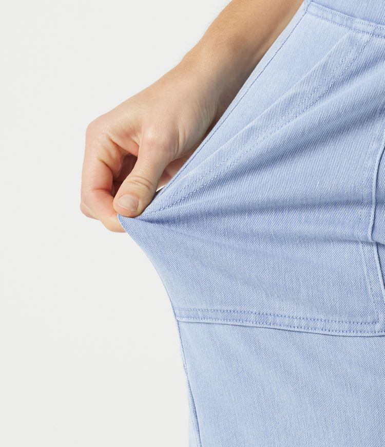 Halara Flex™ Denim Mid Rise Casual Cargo Joggers with Pockets