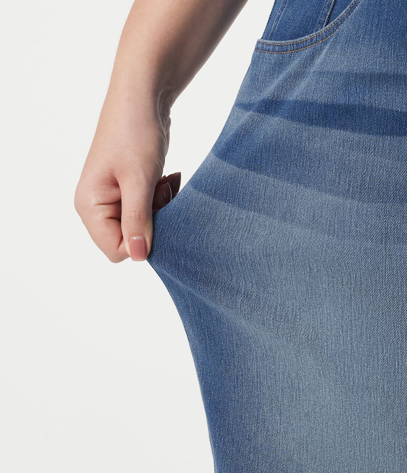 Halara Flex™ Denim Plus Size High Waisted Crossover Tummy Control Casual Baggy Shorts with Pockets