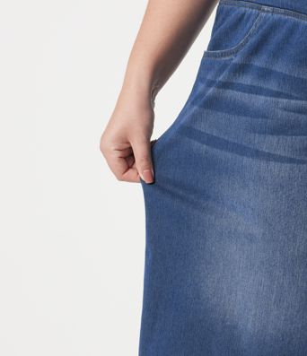 Halara Flex™ shorts vaqueros para tallas grandes, cintura alta cruzada, control de abdomen, estilo casual holgado con bolsillos Halara Flex™ shorts vaqueros para tallas grandes, cintura alta cruzada, control de abdomen, estilo casual holgado con bolsillos