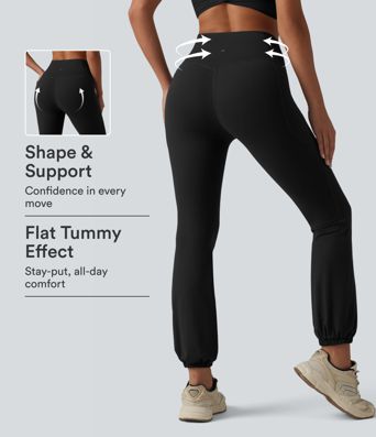 Halara Ultrasculpt™ High Waisted Tummy Control Yoga Balloon Joggers with Pockets