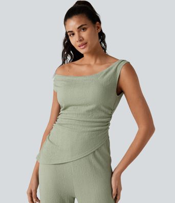 Off Shoulder Built-in Bra Casual Jumpsuit-Easy Peezy Edition Off Shoulder Built-in Bra Casual Jumpsuit-Easy Peezy Edition