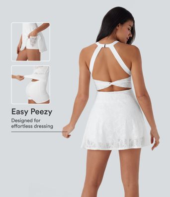 Vestido de Baile Mini 2 en 1 con Bolsillos-Súper Fácil