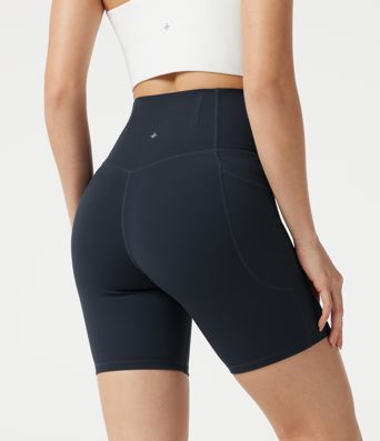 Halara UltraSculpt™ High Waisted Anti-Roll Tummy Control Shaping Workout Biker Shorts 7'' with Pockets Halara UltraSculpt™ High Waisted Anti-Roll Tummy Control Shaping Workout Biker Shorts 7'' with Pockets