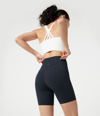 Halara UltraSculpt™ High Waisted Anti-Roll Tummy Control Shaping Workout Biker Shorts 7'' with Pockets Halara UltraSculpt™ High Waisted Anti-Roll Tummy Control Shaping Workout Biker Shorts 7'' with Pockets