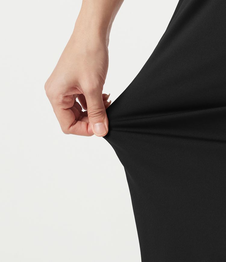Round Neck Sleeveless Midi Work Dress