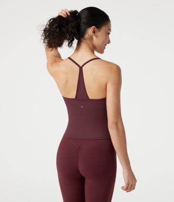 SoftlyZero™ Plush V-neck Y-Back Built-in Bra Yoga Cami Top SoftlyZero™ Plush V-neck Y-Back Built-in Bra Yoga Cami Top