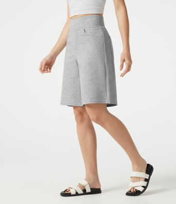 High Waisted Baggy Casual Shorts 10'' with Pockets
