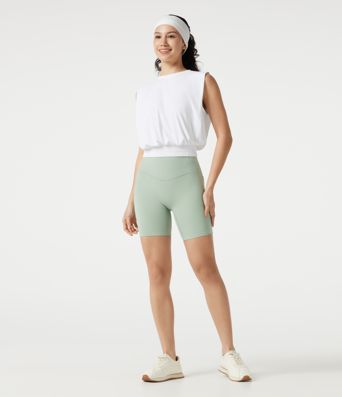 Round Neck Cool Touch Yoga Tank Top-UPF50+