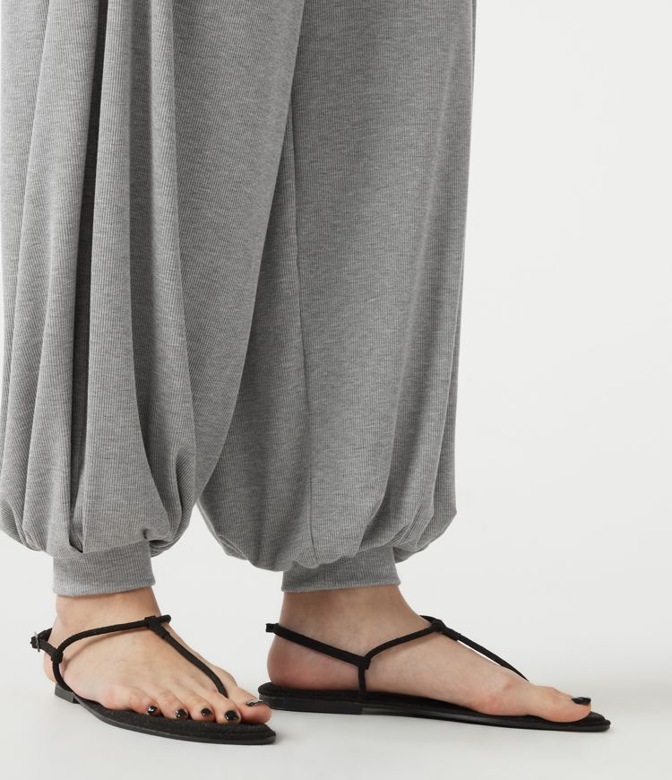High Stretch Ribbed High Waisted Tummy Control Casual Joggers with Pockets