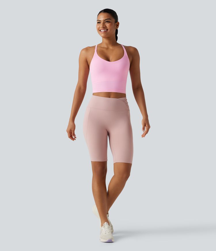 OneForm Seamless Flow Built-in Bra Cropped Yoga Tank Top