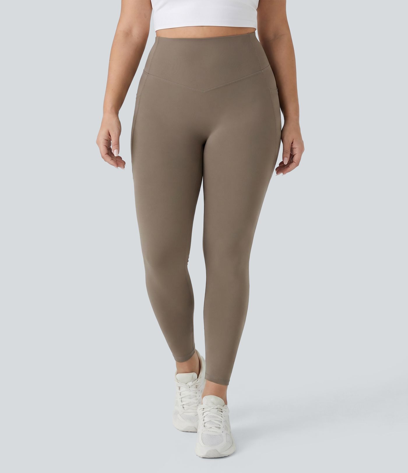 Plus Size Halara UltraSculpt™ High Waisted Butt Lifting Tummy Control Shaping Training Leggings with Pockets Plus Size Halara UltraSculpt™ High Waisted Butt Lifting Tummy Control Shaping Training Leggings with Pockets