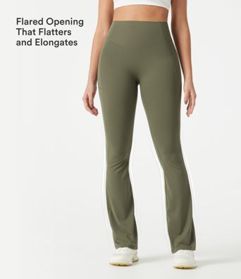 Halara UltraSculpt™ High Waisted Scrunch Butt Lifting Tummy Control Pocket Shaping Yoga Bootcut Leggings
