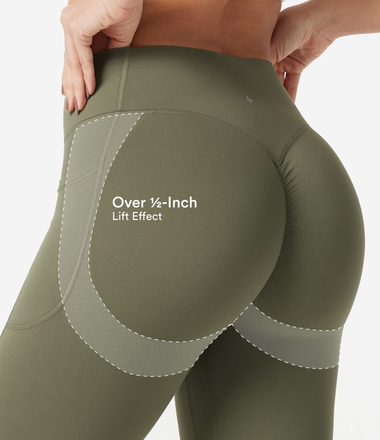 Halara UltraSculpt™ High Waisted Scrunch Butt Lifting Tummy Control Pocket Shaping Yoga Bootcut Leggings
