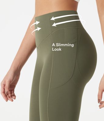 Halara UltraSculpt™ High Waisted Scrunch Butt Lifting Tummy Control Pocket Shaping Yoga Bootcut Leggings