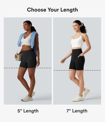 Halara UltraSculpt™ High Waisted Anti-Roll Tummy Control Shaping Workout Biker Shorts 5'' with Pockets