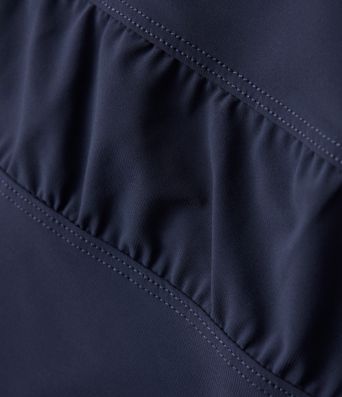 Hochgeschnittene, geraffte Jogginghose mit Kordelzug, schmal zulaufendem Bein, schnelltrocknend und atmungsaktiv, mit Taschen – UPF 40+