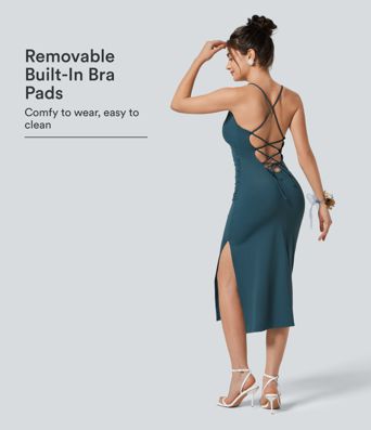 SoftlyZero™ Robe Bodycon Aérienne à Fronces et Lacets avec Protection UV UPF50+