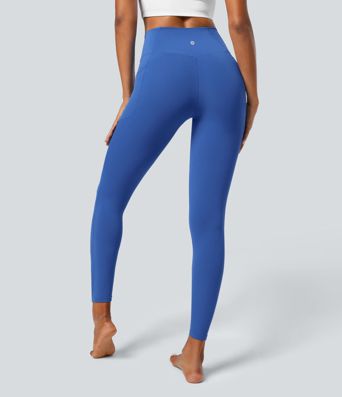 SoftlyZero™ Crossover Pocket Plain Leggings-UPF50+