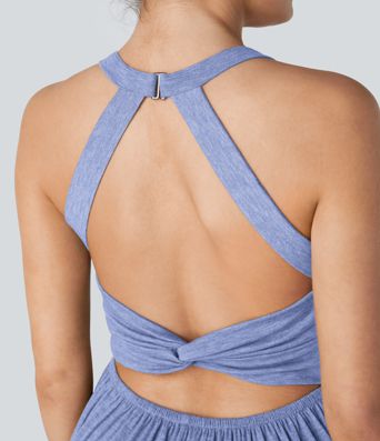 U Neck Pocket Harem Casual Jumpsuit-Easy Peezy Edition