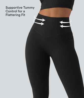 Halara UltraSculpt™ High Waisted Butt Lifting Tummy Control Bootcut Yoga Leggings with Pockets Halara UltraSculpt™ High Waisted Butt Lifting Tummy Control Bootcut Yoga Leggings with Pockets