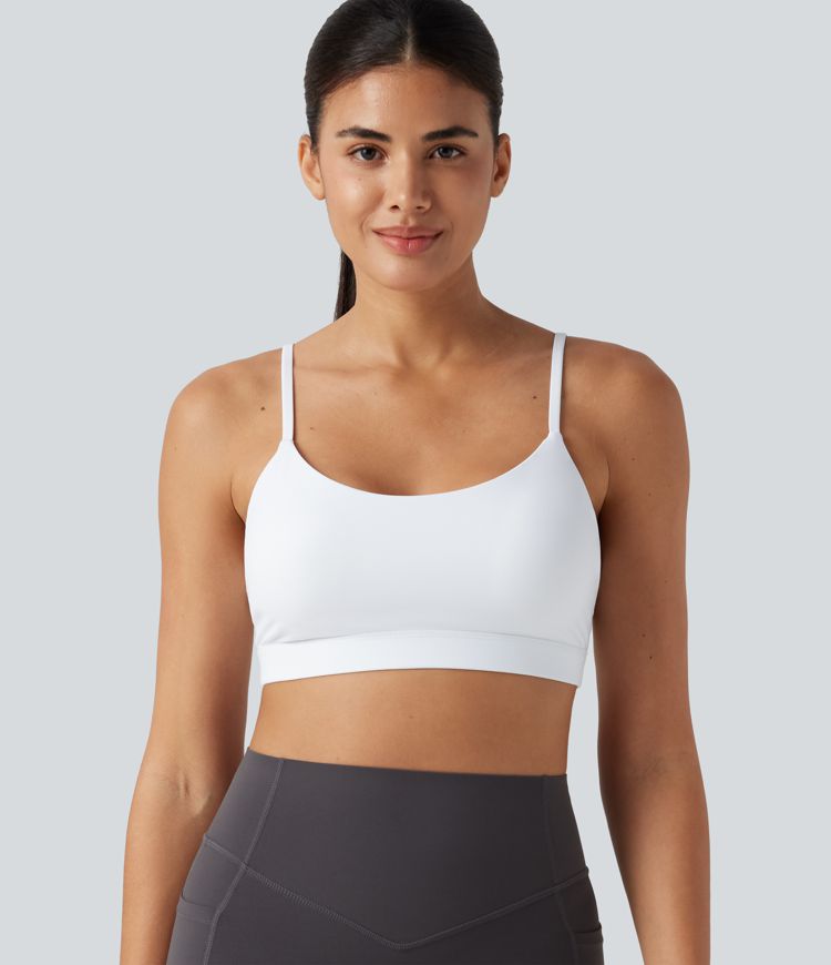 Verkürztes, 2-teiliges Yoga-Sport-Top mit kurzen Ärmeln, integriertem BH und One-Shoulder-Design - schnelltrocknend
