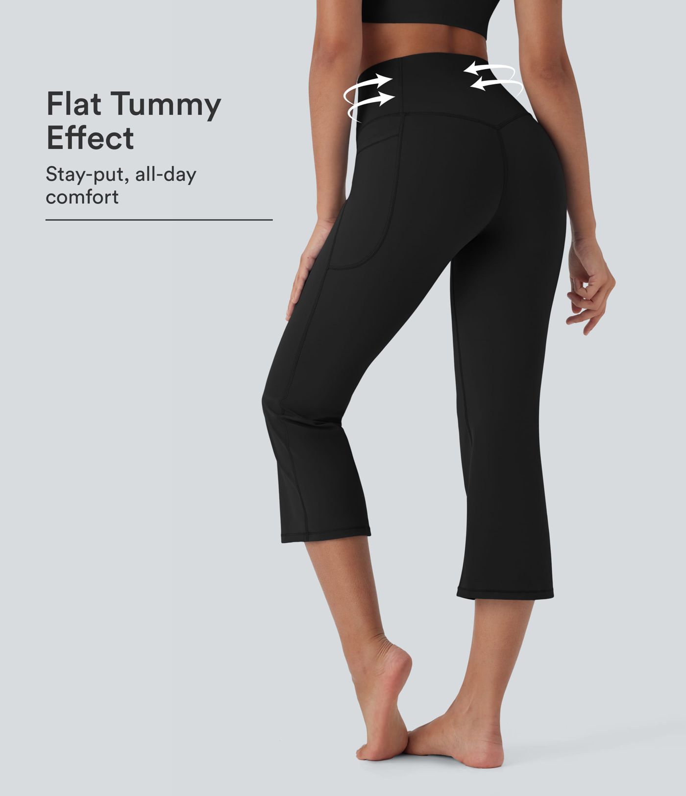 Legging de yoga court Halara UltraSculpt™ SoCinched taille haute avec contrôle du ventre et poches Legging de yoga court Halara UltraSculpt™ SoCinched taille haute avec contrôle du ventre et poches