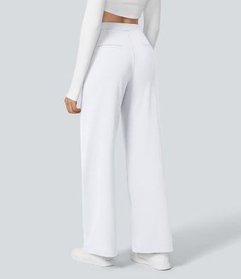 Pantalon tailleur Halara Flex™ DayStretch coupe droite taille haute avec poches