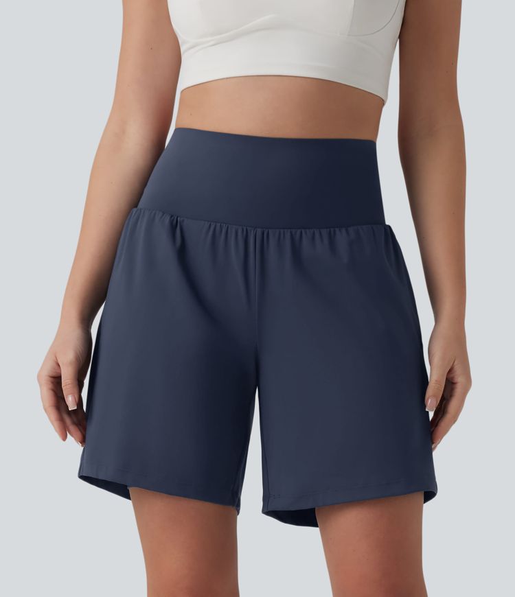 Softlyzero™ Airy - 2-in-1 Yoga-Shorts mit superhohem Bund, mehreren Taschen, Bauchkontrolle und Cool-Touch - 17,8 cm Softlyzero™ Airy - 2-in-1 Yoga-Shorts mit superhohem Bund, mehreren Taschen, Bauchkontrolle und Cool-Touch - 17,8 cm