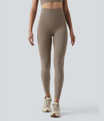Legging 7/8 de yoga taille haute gainant sculptant anti-roulottage Halara UltraSculpt™ avec poches