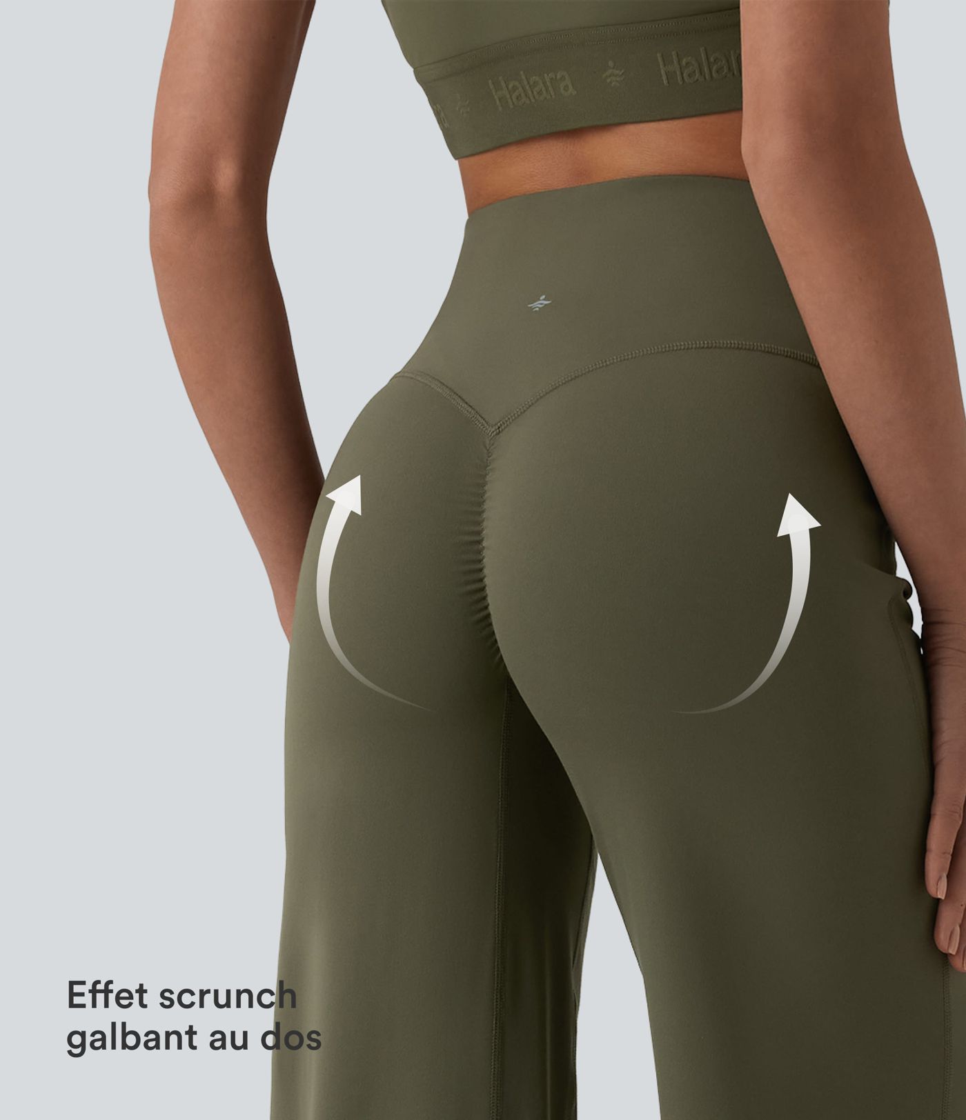 SoftlyZero™ Pantalon yoga coupe droite gainant taille haute à fronces - UPF50+ SoftlyZero™ Pantalon yoga coupe droite gainant taille haute à fronces - UPF50+