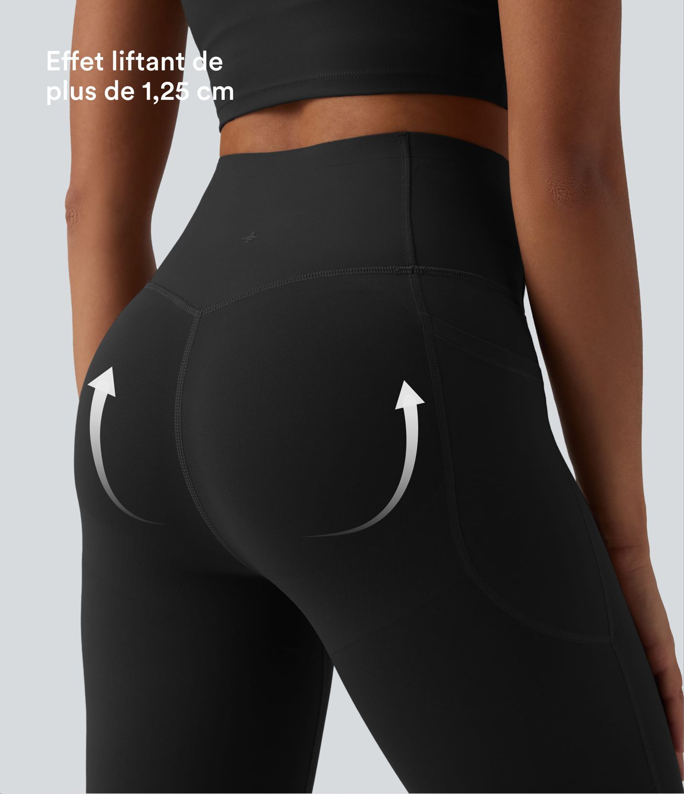 Legging de yoga bootcut Halara UltraSculpt™ taille haute push-up gainant avec poches Legging de yoga bootcut Halara UltraSculpt™ taille haute push-up gainant avec poches